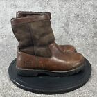 UGG Boots Men's Size 11 Beacon Round Toe Ankle Winter Snow Brown Leather