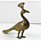Vintage Brass Peacock Made in India
