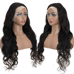 20-30 inch Front Lace Human Hair Wigs Glueless with Baby Hair Body Wave 13*4 USA