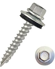 500 #10-15x1-1/2in Metal to wood Roofing Screw, Plain HWH Zinc Roofing Siding