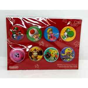 New ListingNintendo Summer of Play Mario Kirby Animal Crossing Buttons Pins Set