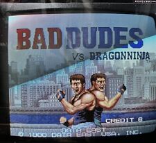 Bad Dudes Vs. Dragon Ninja Arcade JAMMA PCB, Tested Working