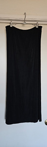 Womens black knit skirt 18/20 Design & Co  Lane Bryant Maxi