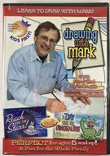Drawing With Mark: Reach For The Stars & A Day With the Dinosaurs DVD NEW