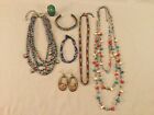 Estate Navajo Jewelry Lot~Colorful Beaded Jewelry lot with some Handmade pieces