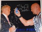 Stone Cold Steve Austin Signed 16x20 Photo BAS COA WWE Picture w/ Donald Trump 1