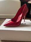 Red Aldo Stessy Heels Pre-Owned WITH BOX