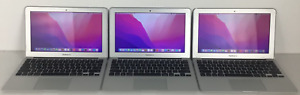 Apple A1465 MacBook Air Early 2015 i5 1.6GHz 4GB RAM 128GB SSD Monterey LOT OF 3