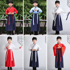 Kids Boys Chinese Traditional Hanfu Dress Tang Suit Ancient Cosplay Costume