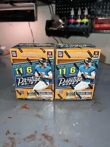 New Listing2022 Panini Prestige Football Factory Sealed Blaster Box Lot Of 2