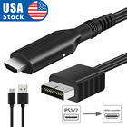 PS2 to HDMI Converter Video Adapter HD for PlayStation 1/2/3 1080P HDTV Monitor.