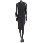 GIVENCHY 1945$ Sleeveless Draped Dress In Black Viscose Jersey