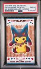 PSA 8 NM-MT - Poncho Pikachu Mega Lucario Business Card Japanese Promo Pokemon