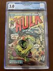 Incredible Hulk #180 CGC 3.0 GD/VG 1974 1st Cameo Appearance of Wolverine