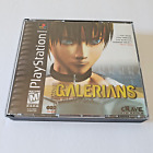 Galerians PS1 (Sony PlayStation 1, 2000) Complete CIB, Black Label, VGC