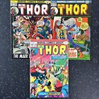 Thor #205 #209 #234 (1st Demon Druid -Mephisto & Loki Covers) FN 6.0 & FN/VF 7.0