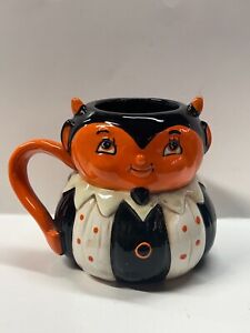 Johanna Parker Devil Mug Cup Halloween Decor Pumpkin Peep