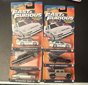 hot wheels fast and furious set With 2 Jettas