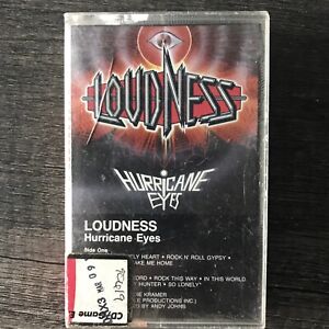 LOUDNESS Hurricane Eyes Cassette Tape 1987 Japanese Rock Heavy Metal