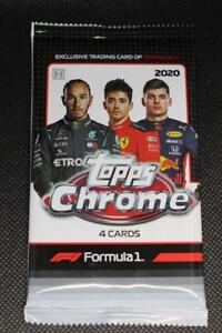 2020 Topps Chrome Formula 1 F1 Racing 1 Pack Hobby 4 Cards Lewis Hamilton BOX