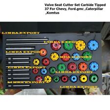 Valve Seat Cutter Set Carbide Tipped 37 For Chevy, Ford.gmc ,Caterpillar ,Komtus