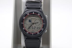 Vintage Casio 1358 AQX-11 Twincept Analog Digital Watch - PARTS / REPAIR / AS IS