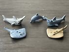 Lego Aquatic Animals Lot Of 5 Dolphin Hammerhead Sharks Rays Water Sea