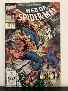 Web of Spider-Man #48 (1989) Regular Cover. 1st Appearance of the Demongoblin.