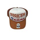 NWT New Texas Longhorns Foam Trucker Mesh Back Snapback Adjustable Hat Cap