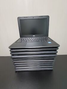 Dell Chromebook 3180 11.6 Inch HD 4N9JT LOT OF 10 Units Grade D WORKING UNITS