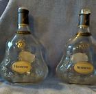 2 Hennessy XO Extra Old Cognac 750ml Empty Collectible Bottle