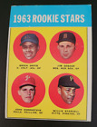 1963 Topps Baseball #553 Willie Stargell High # SP Rookie, EX/EX+ , Crease Free
