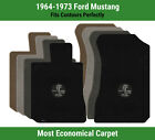 Lloyd Velourtex Front Mats for '64-73 Ford Mustang w/Shelby Cobra GT350 Circle (For: 1966 Mustang)