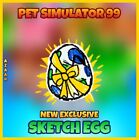 PET SIMULATOR 99 (PET SIM 99 PS99) - Exclusive Sketch Egg - NEW PRICES💎