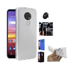 For AT&T Radiant Max / Cricket Ovation, Flexible TPU Gel Case + Car Mount