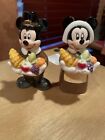 Disney Mickey And Minnie Thanksgiving Salt And Pepper Shakers Pilgrims