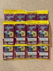 2021 Absolute Football 20 Card Value Cello Fat Pack KABOOM Lot 30 Packs SEALED