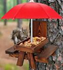 Wooden Squirrel Feeder With Corn Holder Picnic Table Feeder With Bench Bird