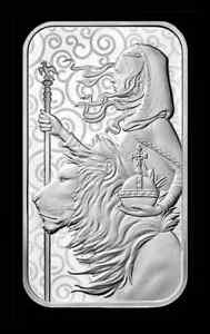 2021 1 oz Una and the Lion British Silver Bar Royal Mint Great Engravers Series