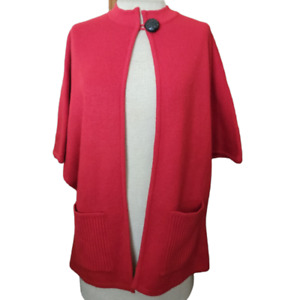 Vintage Red Cardigan Sweater Size Medium