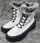Totes Eve Women's Snow Boots Waterproof All Weather Winter Boot White 8M US