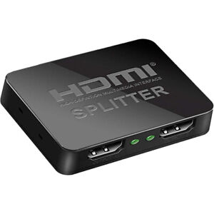 Active HDMI Splitter Powered Amplifier 1 to 2 4K 2160P 1080P Screen Mirroring