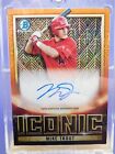 2023 TOPPS BOWMAN CHROME MIKE TROUT ICONIC AUTO NUMBERED TO 25