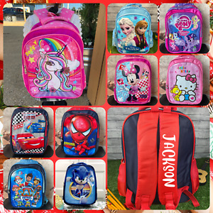 Cartoon Backpack for Elementary School Kids Boys & Girls | Custom Backpack