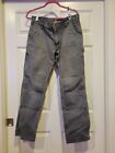Carhartt double knee relaxed fit work pants grey 33 X32  carpenter distressed