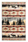 Tribal Wildlife - Multicolor, Floor Area Rug Animal, Wildlife Print - 524