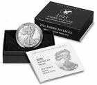 2021 S American Silver Eagle Proof-One Ounce Coin (21EMN) Type 2 - New LOT OF 3