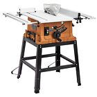10'' Table Saw Perbyste 15 Apm Table Saws with Fence Stand &Push Stick 5000RPM