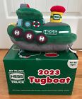 Hess 2023 Plush Tugboat Toy Tugboat Truck With Light and Sounds & Original Box