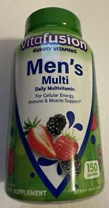 vitafusion Adult Gummy Vitamins for Men, Berry Flavored Daily Multivitamins...